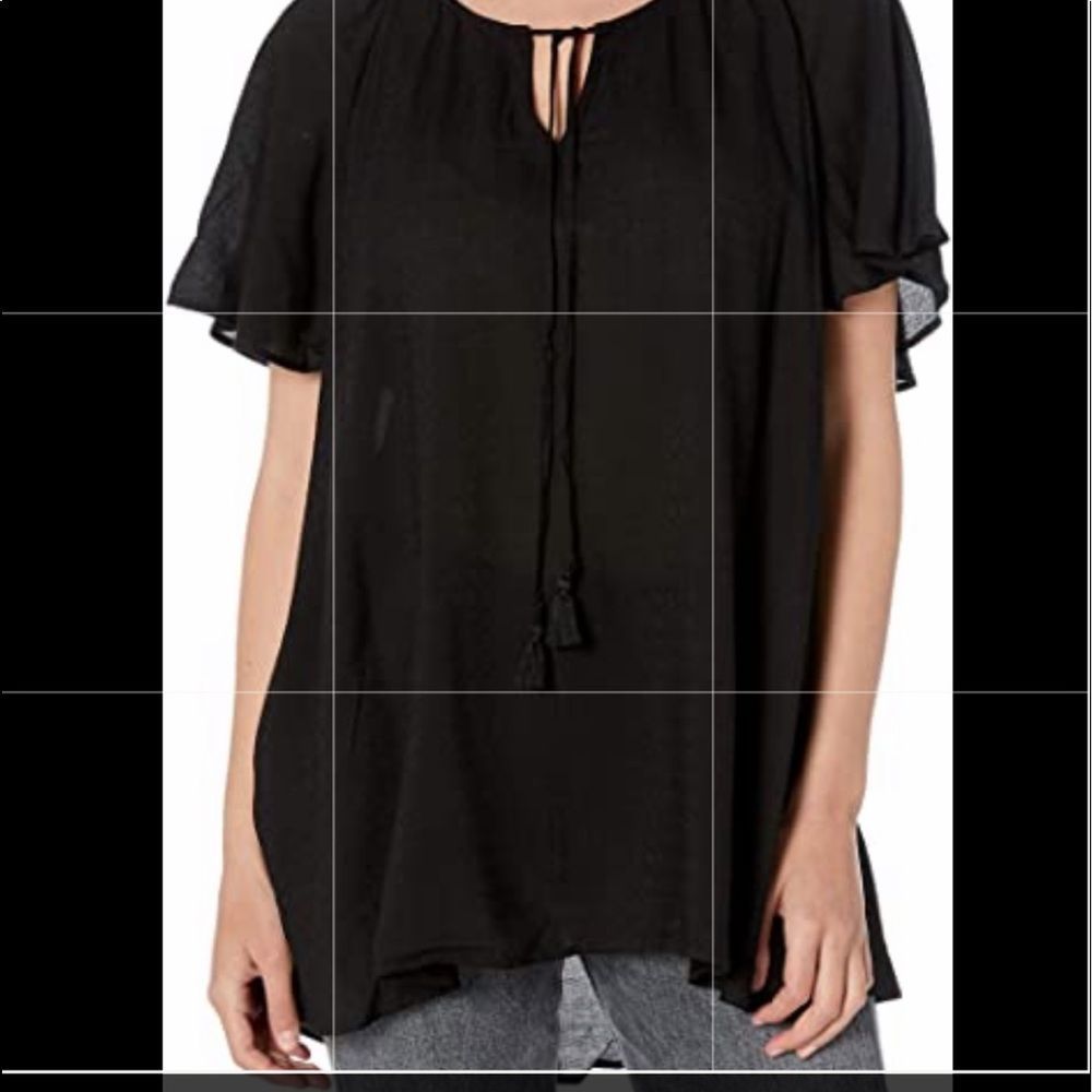 Show Me Your Mumu Juana Tassel Tunic Black Small